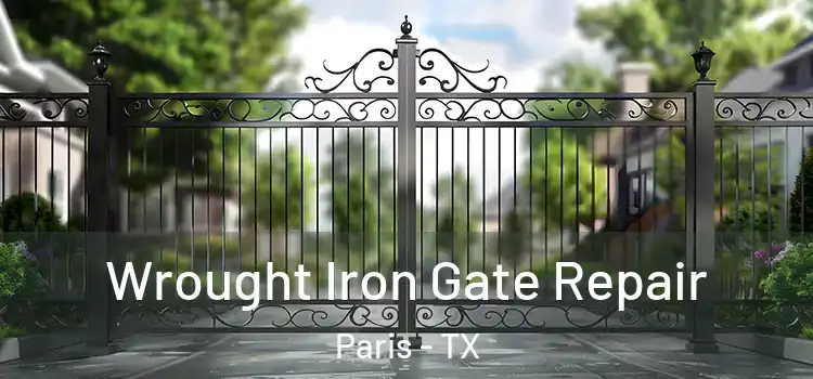 Wrought Iron Gate Repair Paris - TX